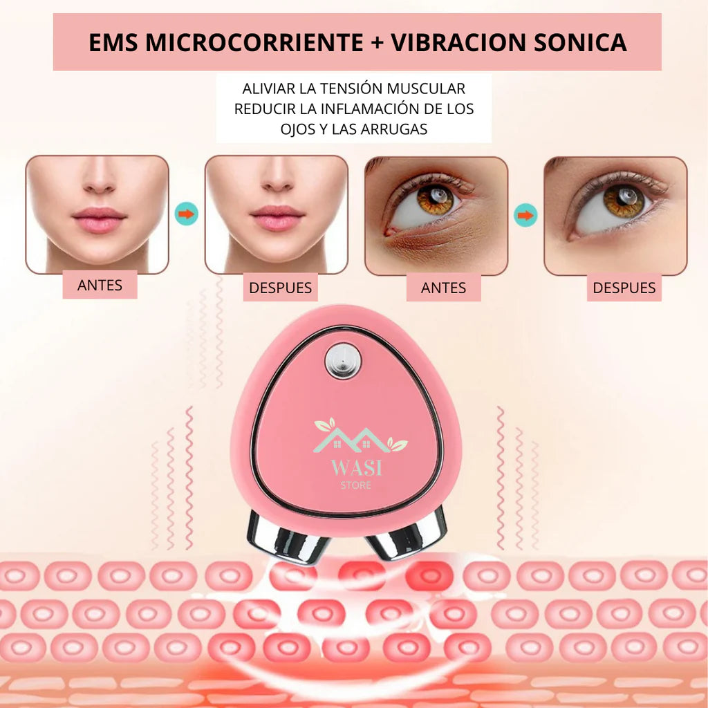 Masajeador Facial Antienvejecimiento con Microcorriente